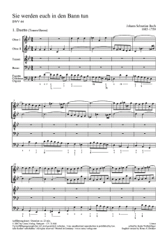 Sie werden euch in den Bann tun I von Johann Sebastian Bach (Download) 
