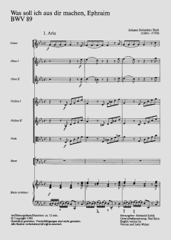 Was soll ich aus dir machen, Ephraim (J.S. Bach) 
