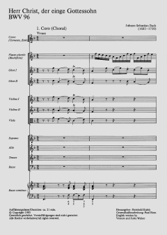 Herr Christ, der einge Gottessohn (J.S. Bach) 