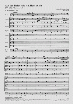 Aus der Tiefen rufe ich, Herr, zu dir (J.S. Bach) 