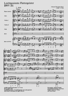 Leichtgesinnte Flattergeister von Johann Sebastian Bach (Download) 