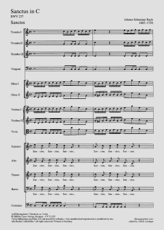 Sanctus in C-Dur BWV 237 (J.S. Bach) 