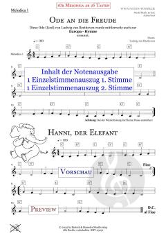 6 sehr leichte Vortragsstücke für 1 - 2 Melodica 1 