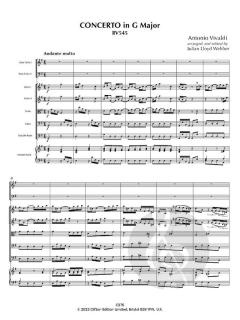 Concerto in G major von Antonio Vivaldi (Download) 