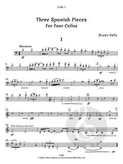 3 Spanish Pieces von Bryan Kelly (Download) 