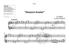 Easy Bach Piano Duets von Johann Sebastian Bach (Download) 