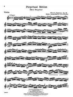 Perpetual Motion (Moto Perpetuo) Op. 11 von Niccolò Paganini 