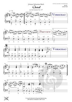 Choral aus der Kantate 147 von Johann Sebastian Bach 