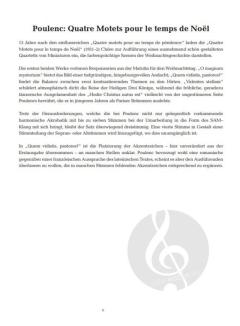 4 Motets pour le temps de Noël von Francis Poulenc 