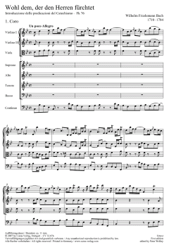 Wohl dem, der den Herren fürchtet (Wilhelm Friedemann Bach) 