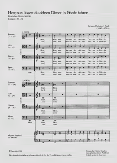Herr, nun lässest du deinen Diener (Johann Christoph Bach) 