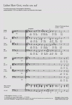 Lieber Herr Gott, wecke uns auf (Johann Christoph Bach) 