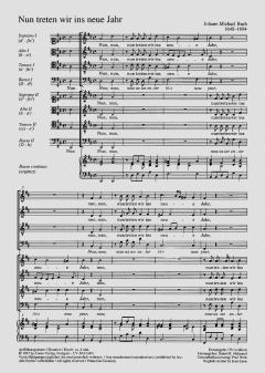 Nun treten wir ins neue Jahr (Johann Michael Bach) 