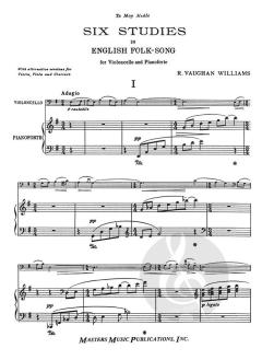6 Studies in English Folk Song von Ralph Vaughan Williams 