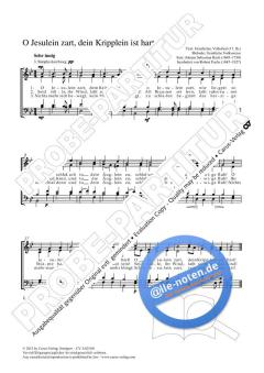 O Jesulein zart, dein Kripplein von Johann Sebastian Bach (Download) 