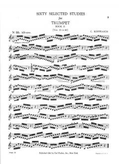 60 Selected Studies for Trumpet Book 2 von C. Kopprasch im Alle Noten Shop kaufen