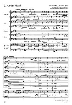 Rastlose Liebe; An den Mond von Franz Schubert (Download) 
