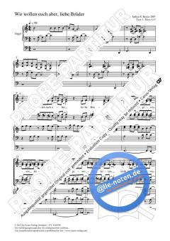 Wir wollen euch aber, liebe Brüder von Matthias E. Becker (Download) 
