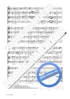 Ne timeas, Maria C-Dur (Tomas Luis de Victoria) 