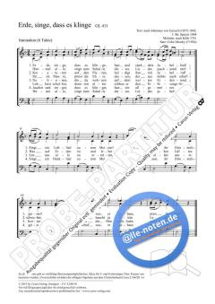 Erde, singe, dass es klinge F-Dur (2012) von Colin Mawby (Download) 
