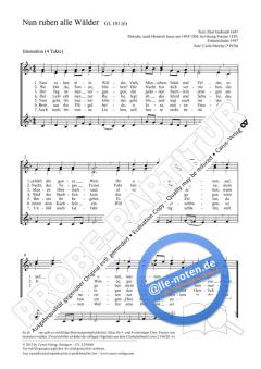 Nun ruhen alle Wälder F-Dur (2012) von Colin Mawby (Download) 
