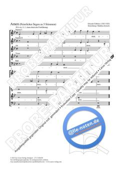 Amen As-Dur (Orlando Gibbons) 