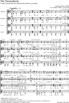 Die Sternseherin von Knut Nystedt (Download) 