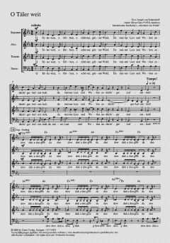 O Täler weit von Oliver Gies (Download) 