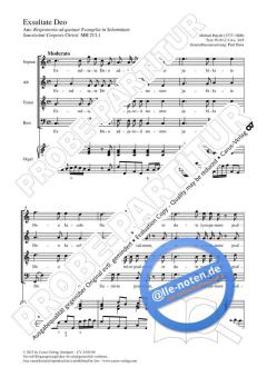 Exsultate Deo C-Dur MH 213, 1 (1775) von Michael Haydn (Download) 