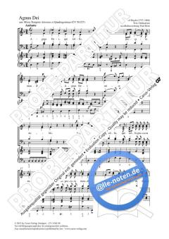 Agnus Dei d-Moll MH 553 (Johann Michael Haydn) 
