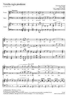 Vexilla Regis prodeunt von Giacomo Puccini (Download) 