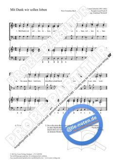 Mit Dank wir sollen loben dorisch von Samuel Scheidt (Download) 