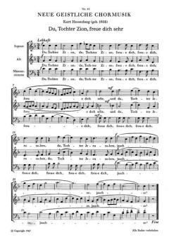 Du, Tochter Zion, freue dich von Kurt Hessenberg (Download) 