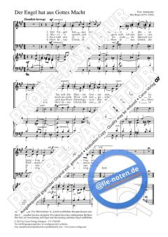 Der Engel hat aus Gottes Macht von Max Reger (Download) 