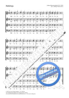 Halleluja dorisch von Andreas Hammerschmidt (Download) 