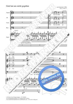 Gott hat uns nicht gegeben von Enjott Schneider (Download) 