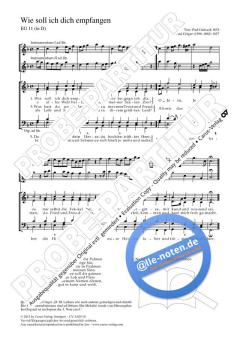 Wie soll ich dich empfangen F-Dur von Johann Crüger (Download) 