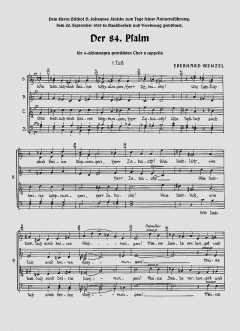 Wie lieblich sind deine Wohnungen von Eberhard Wenzel (Download) 