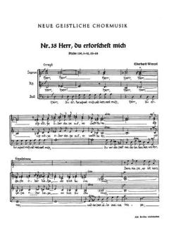 Herr, du erforschest mich op. 34 von Eberhard Wenzel (Download) 