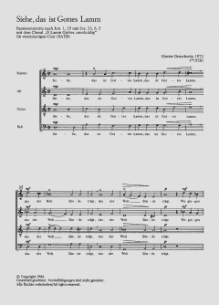Siehe, das ist Gottes Lamm von Günter Gruschwitz (Download) 