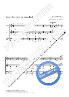 Singet dem Herrn ein neues Lied F-Dur (1971) (Rolf Schweizer) 