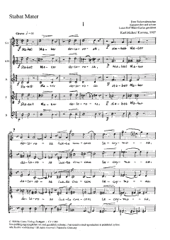 Stabat Mater von Karl-Michael Komma (Download) 