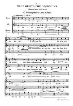 O Hoherpriester Jesu Christ von Herbert Peter (Download) 