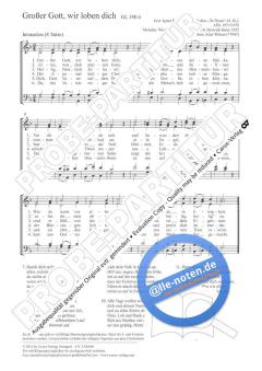Großer Gott, wir loben dich F-Dur (2012) von Alan Wilson (Download) 