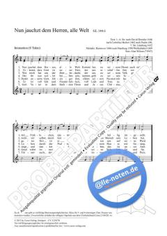 Nun jauchzt dem Herrn, alle Welt C-Dur (2012) von Alan Wilson (Download) 