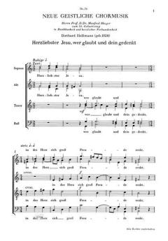 Herzliebster Jesu, wer glaubt (Diethard Hellmann) 
