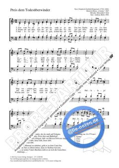 Preis dem Todesüberwinder F-Dur von Andreas Boltz (Download) 