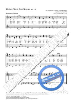 Gottes Stern, leuchte uns C-Dur (2012) von Oliver Sperling (Download) 
