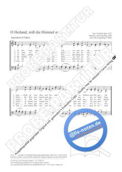 O Heiland, reiß die Himmel auf (2012) von Oliver Sperling (Download) 