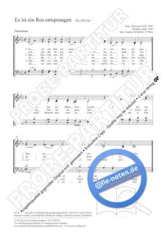 Es ist ein Ros entsprungen Es-Dur (2012) (Joachim Schreiber) 